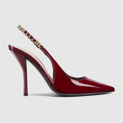 Gucci signoria slingback pump